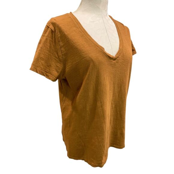 Size XL Universal Thread Brown V-Neck Womens Tshirt - Picture 1 of 6